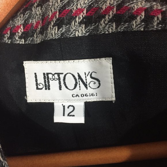 VINTAGE LIPTONS WOOL JACKETS SIZE 12 - Picture 5 of 5